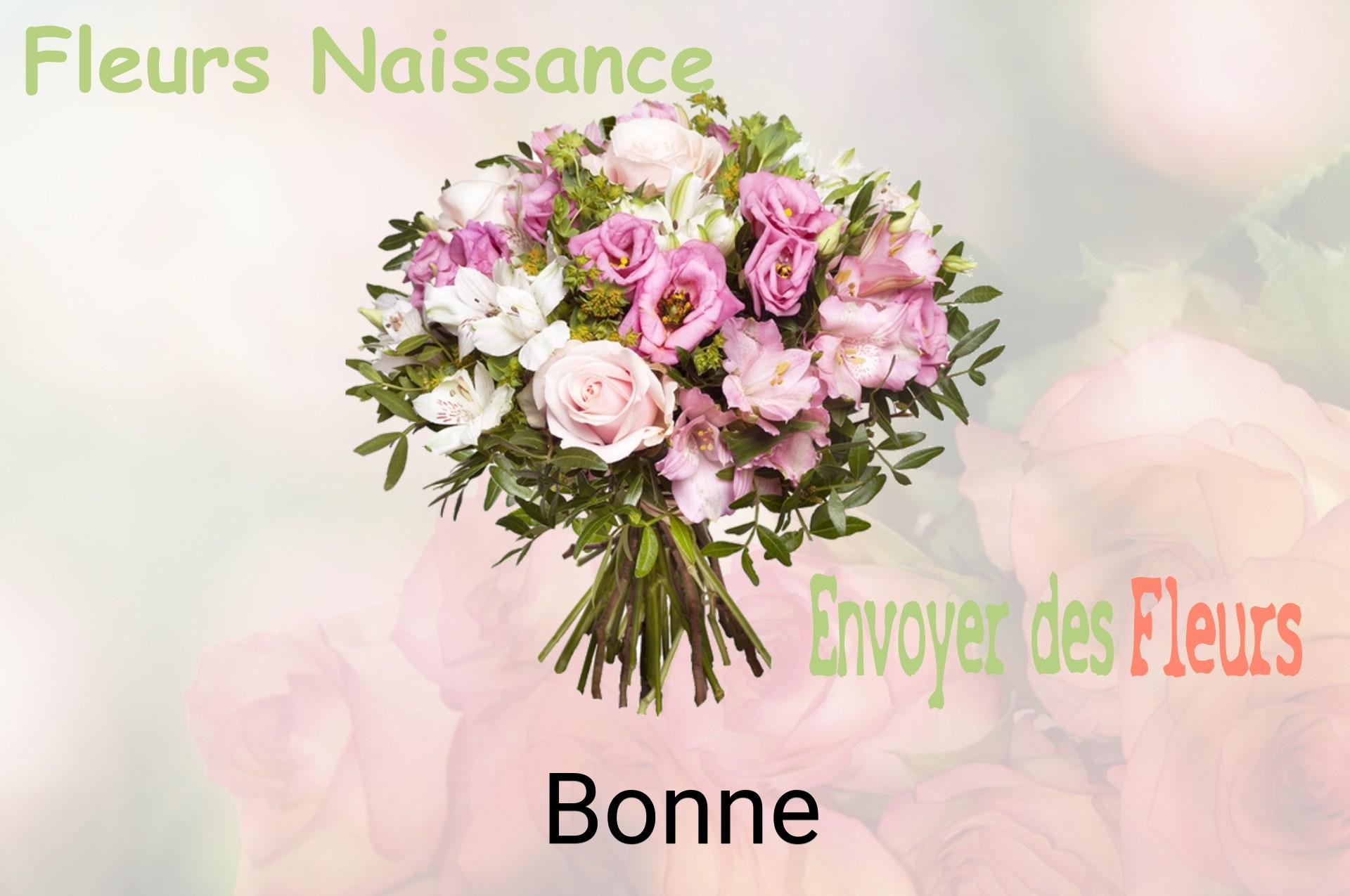 Bouquet de fleurs de naissance livré à Bonne